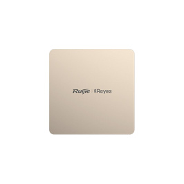 AX1800双频Wi-Fi 6多端口室内墙面AP(金色) RG-RAP1260(G)(Gold) 三年质保